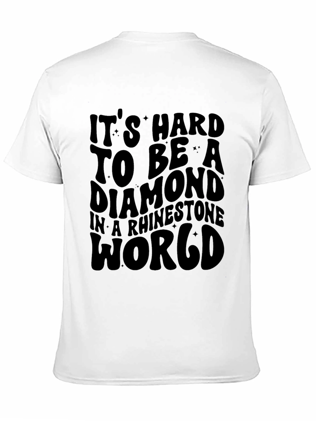 Diamond Rhinestone World Graphic Tee