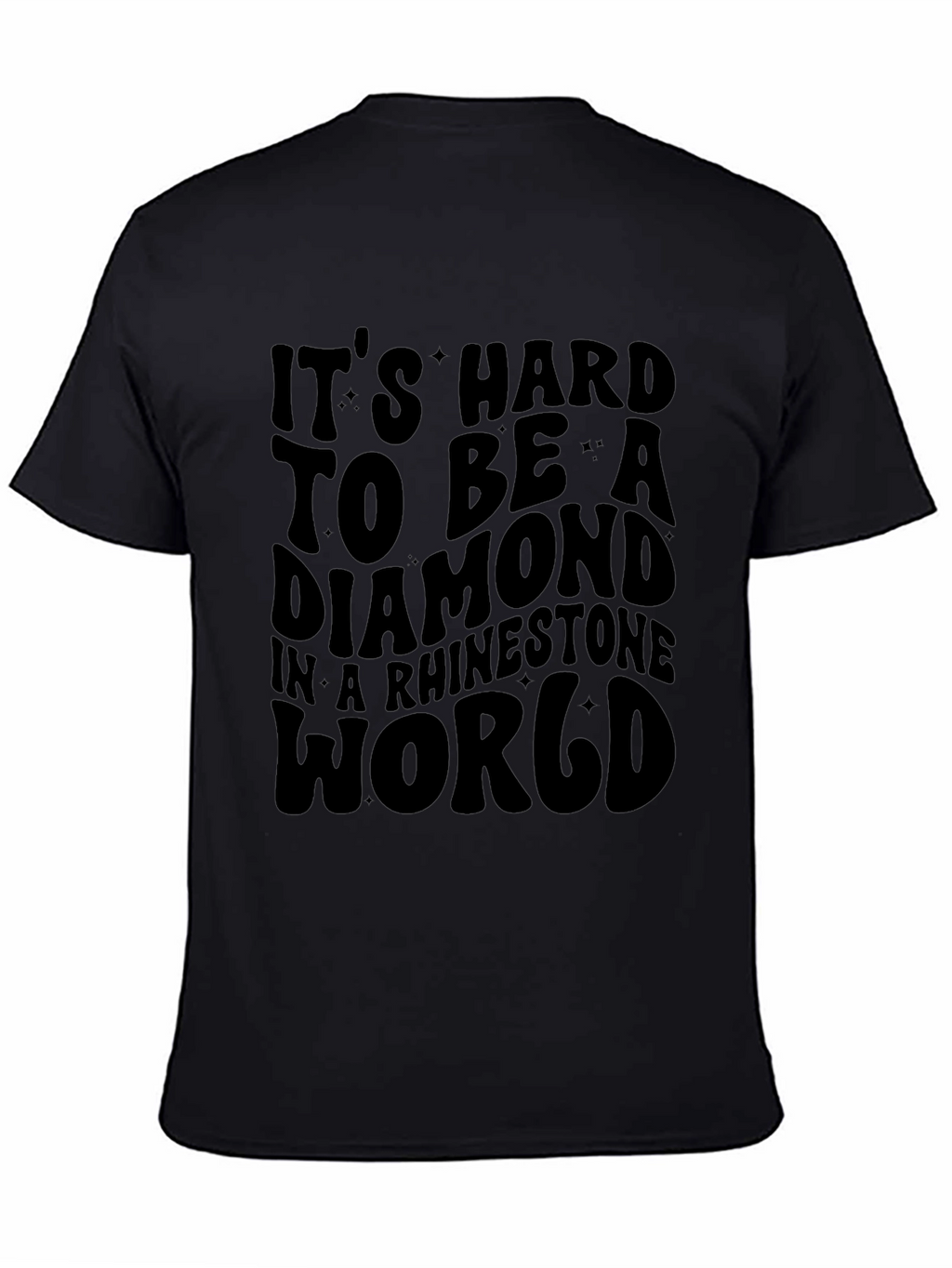 Diamond Rhinestone World Graphic Tee