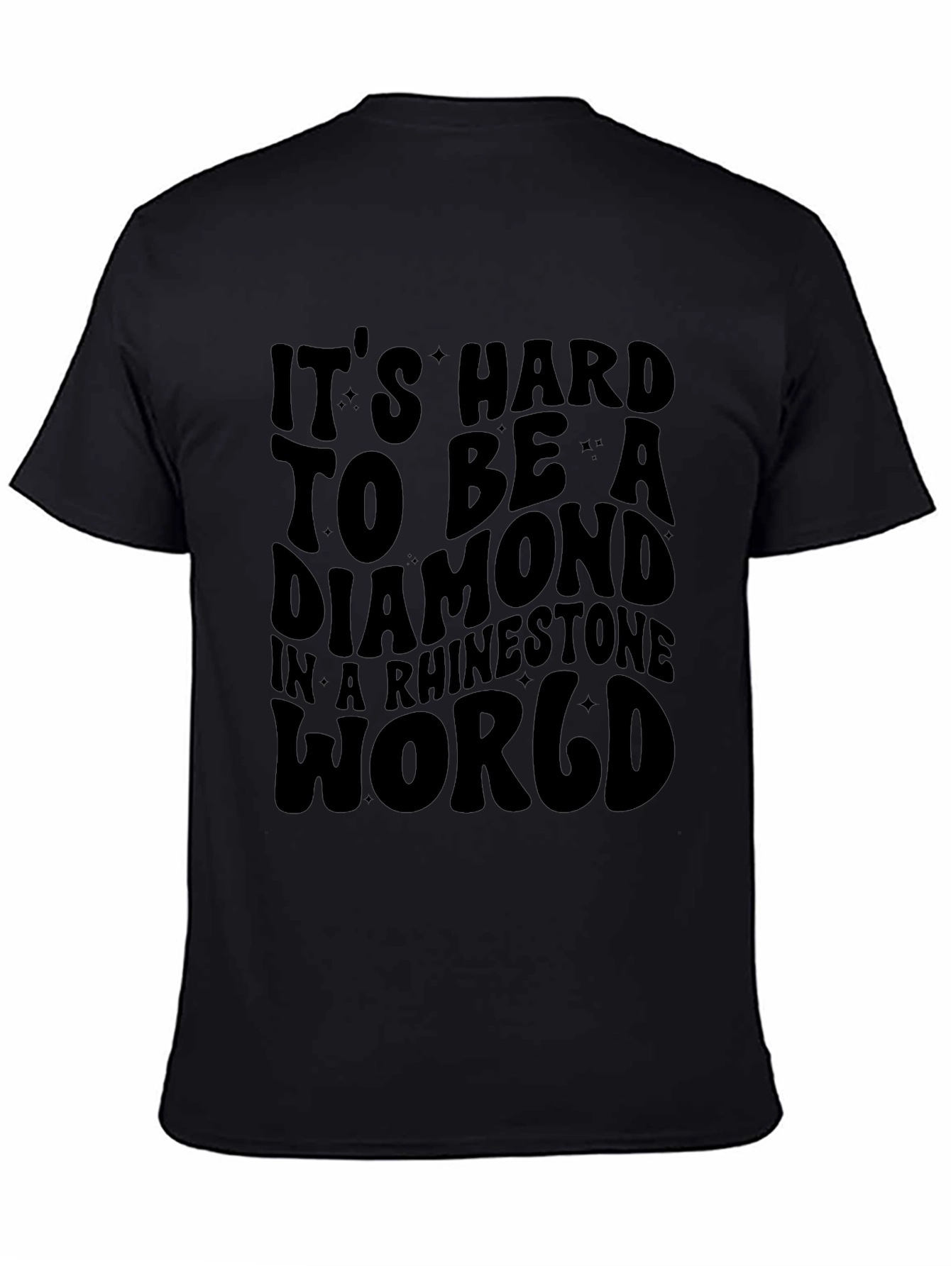 Diamond Rhinestone World Graphic Tee