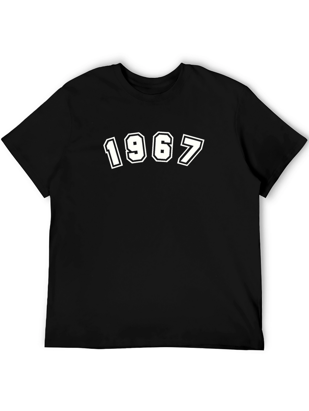 1967 Graphic Tee - Retro Style Black T-Shirt