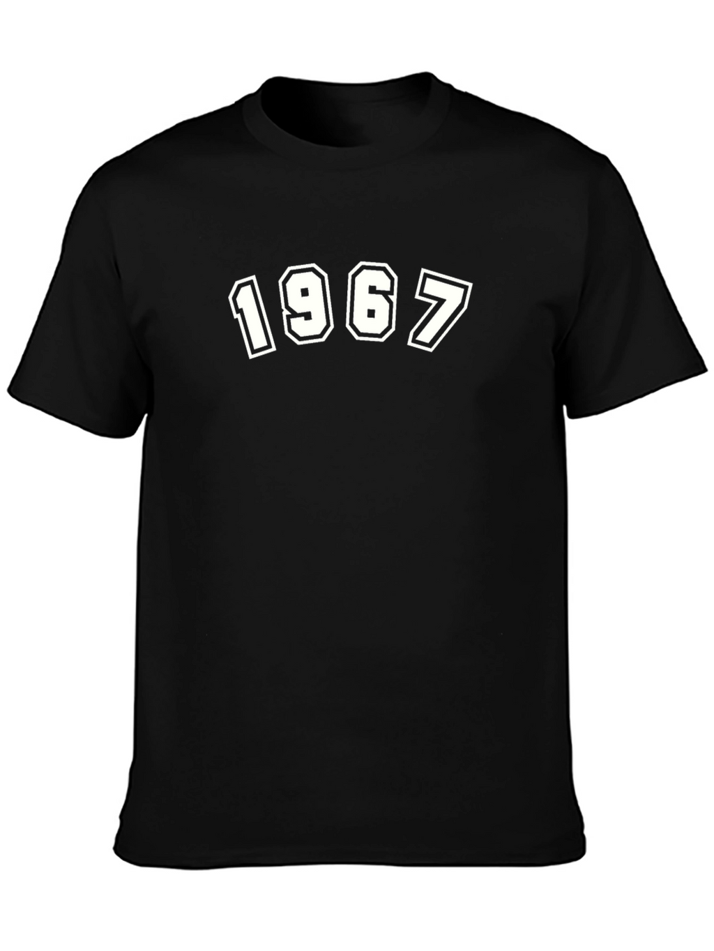 1967 Graphic Tee - Retro Style Black T-Shirt