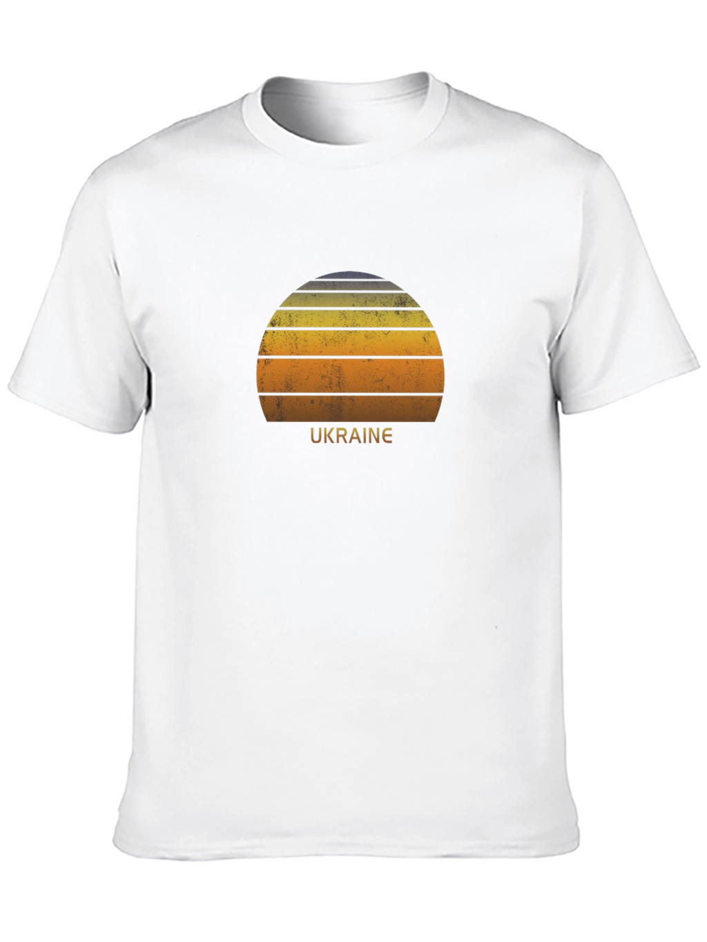 Ukraine Sunset Retro T-Shirt