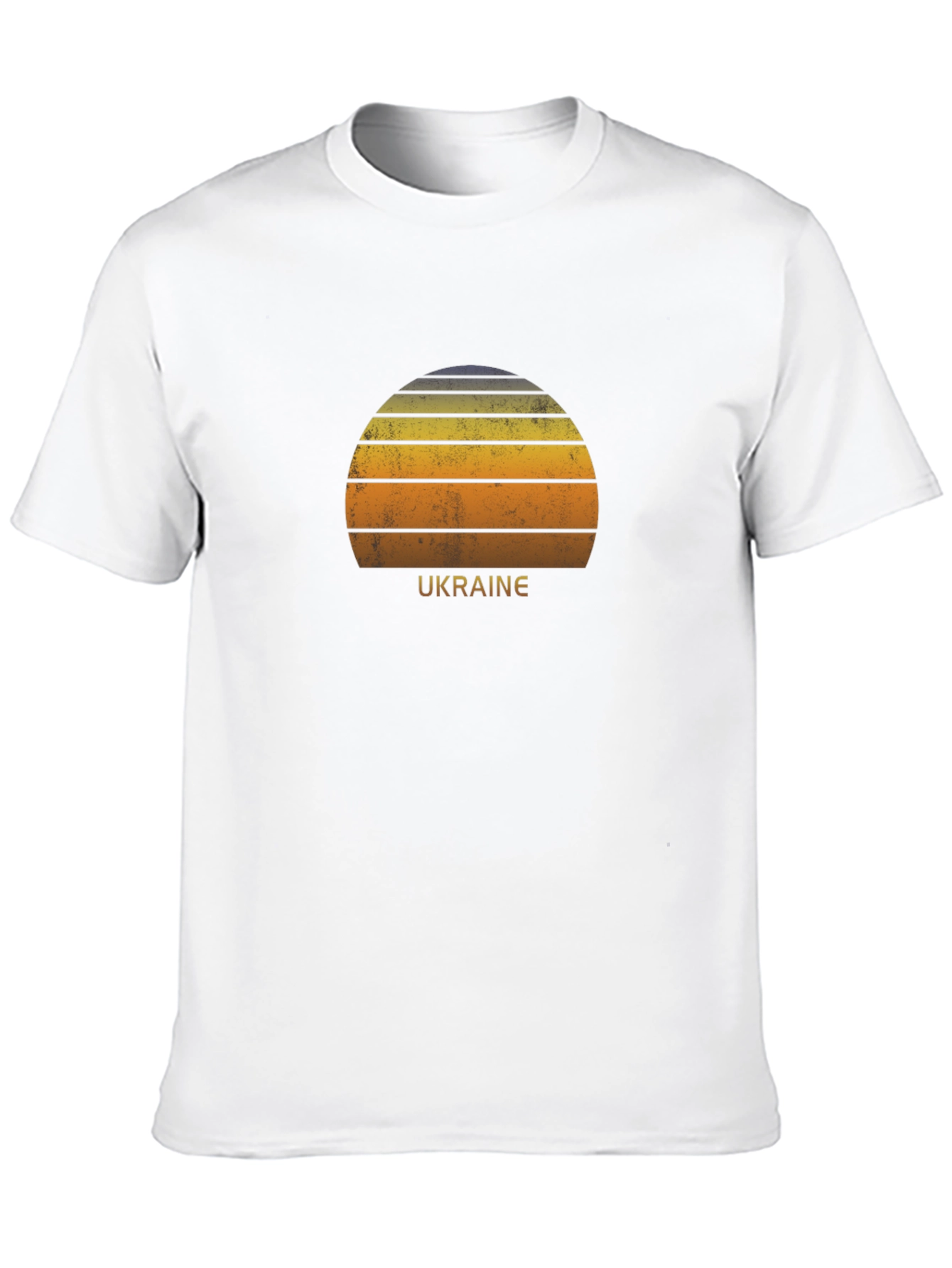 Ukraine Sunset Retro T-Shirt