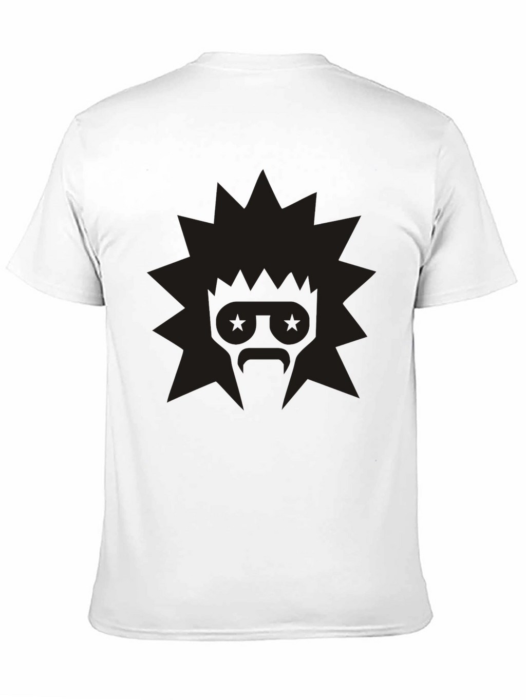Edgy Graphic Tee: Retro Starburst Design