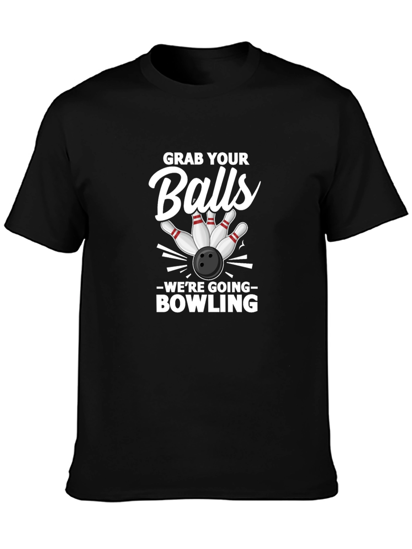 Grab Your Balls Bowling Graphic Tee