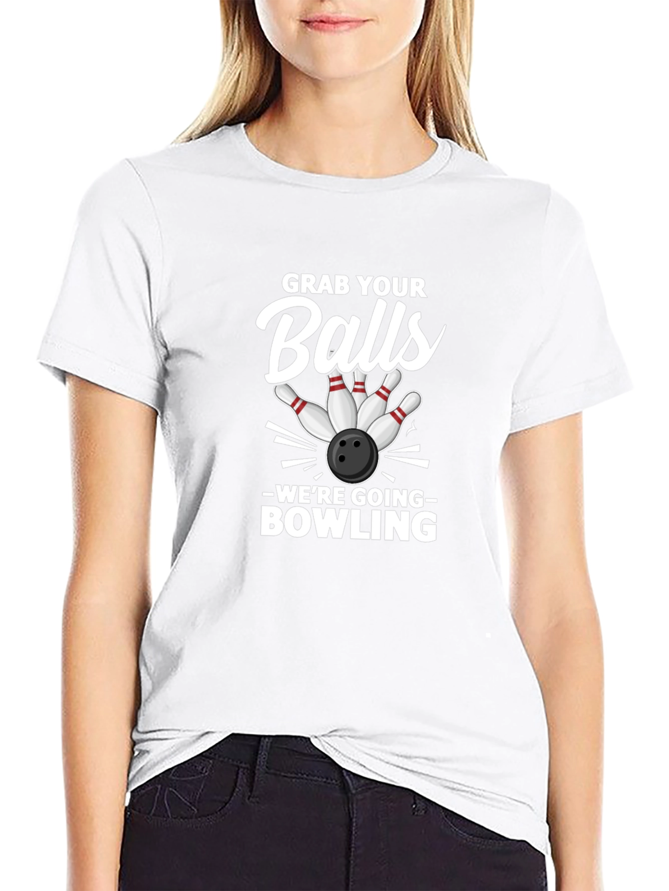 Grab Your Balls Bowling Graphic Tee