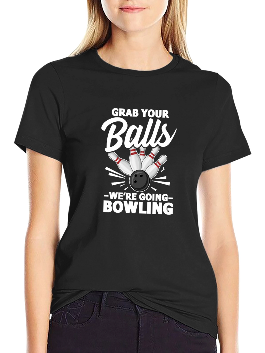 Grab Your Balls Bowling Graphic Tee