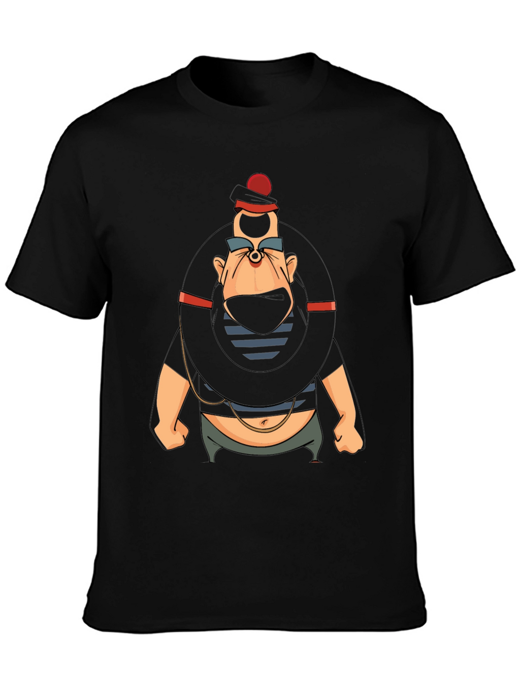 Cartoon Villain Graphic T-Shirt