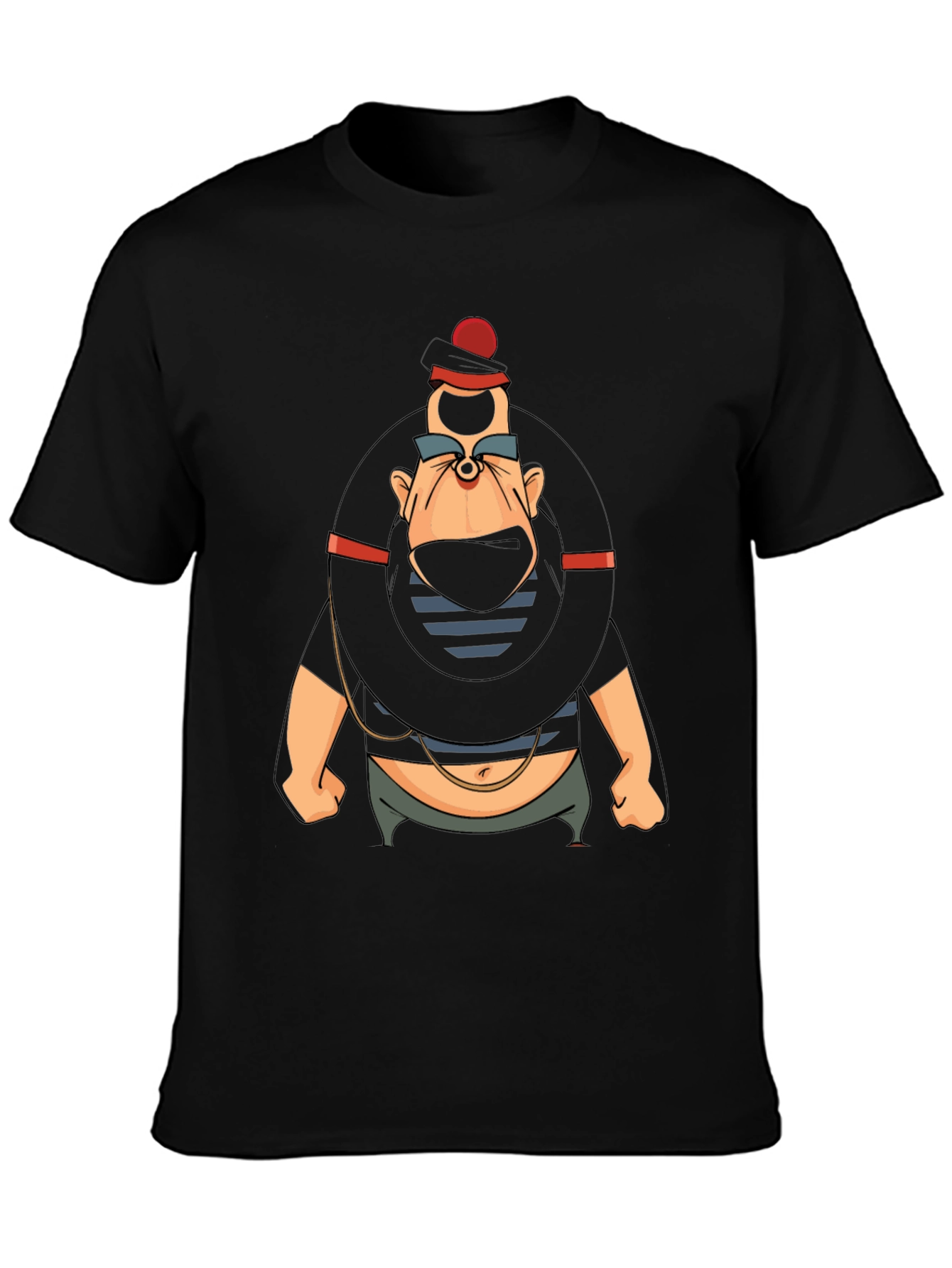 Cartoon Villain Graphic T-Shirt