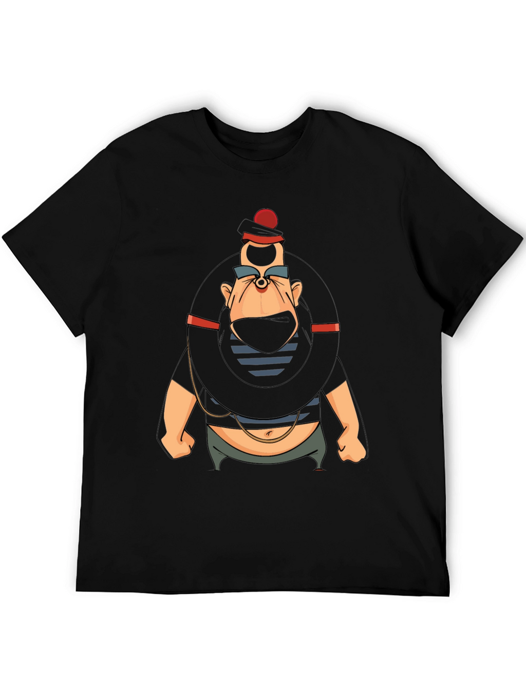 Cartoon Villain Graphic T-Shirt