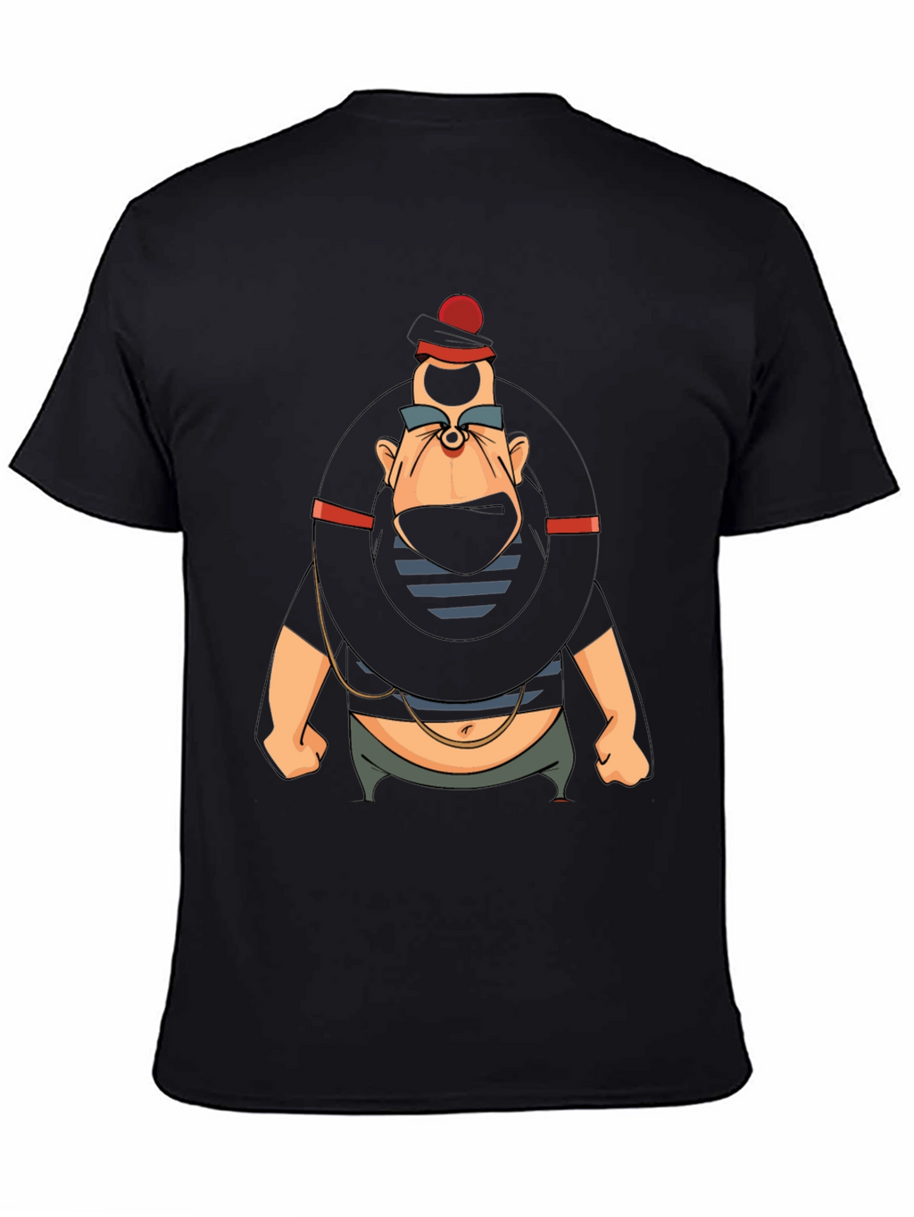 Cartoon Villain Graphic T-Shirt