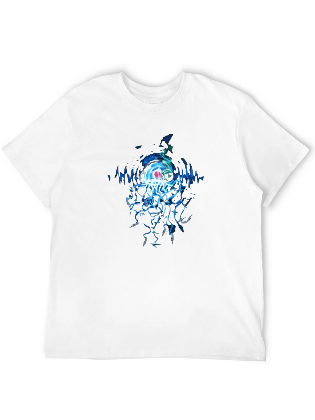 Jellyfish DJ Graphic Tee - Cool Black T-Shirt