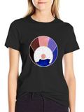 Cosmic Wheel Graphic Black Tee - Unisex