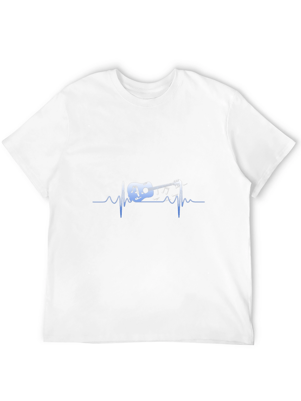 Guitar Heartbeat Graphic Tee - Music Lover Shirt