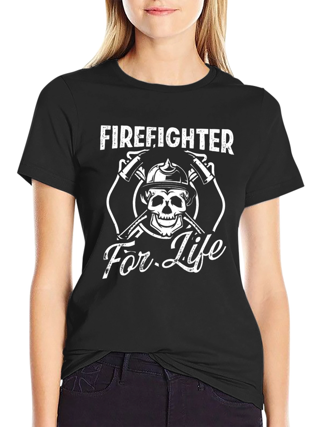 Firefighter For Life Graphic T-Shirt