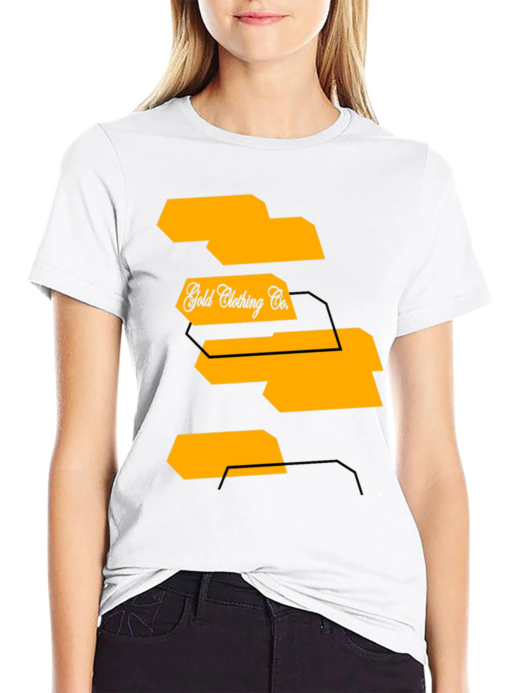 Mens Black Graphic T-Shirt - Gold Clothing Co.