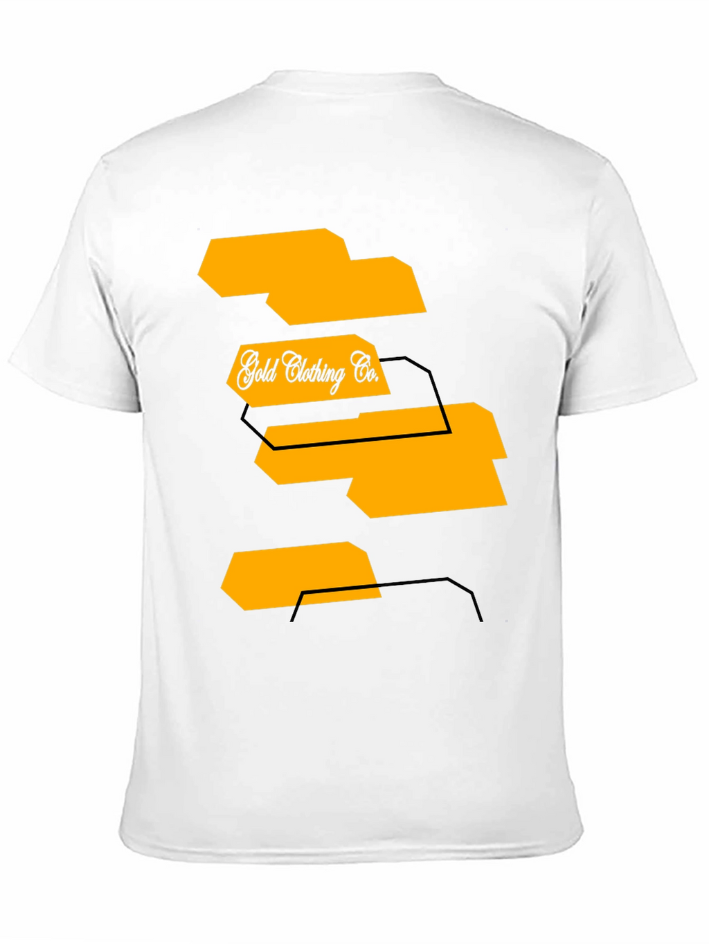 Mens Black Graphic T-Shirt - Gold Clothing Co.