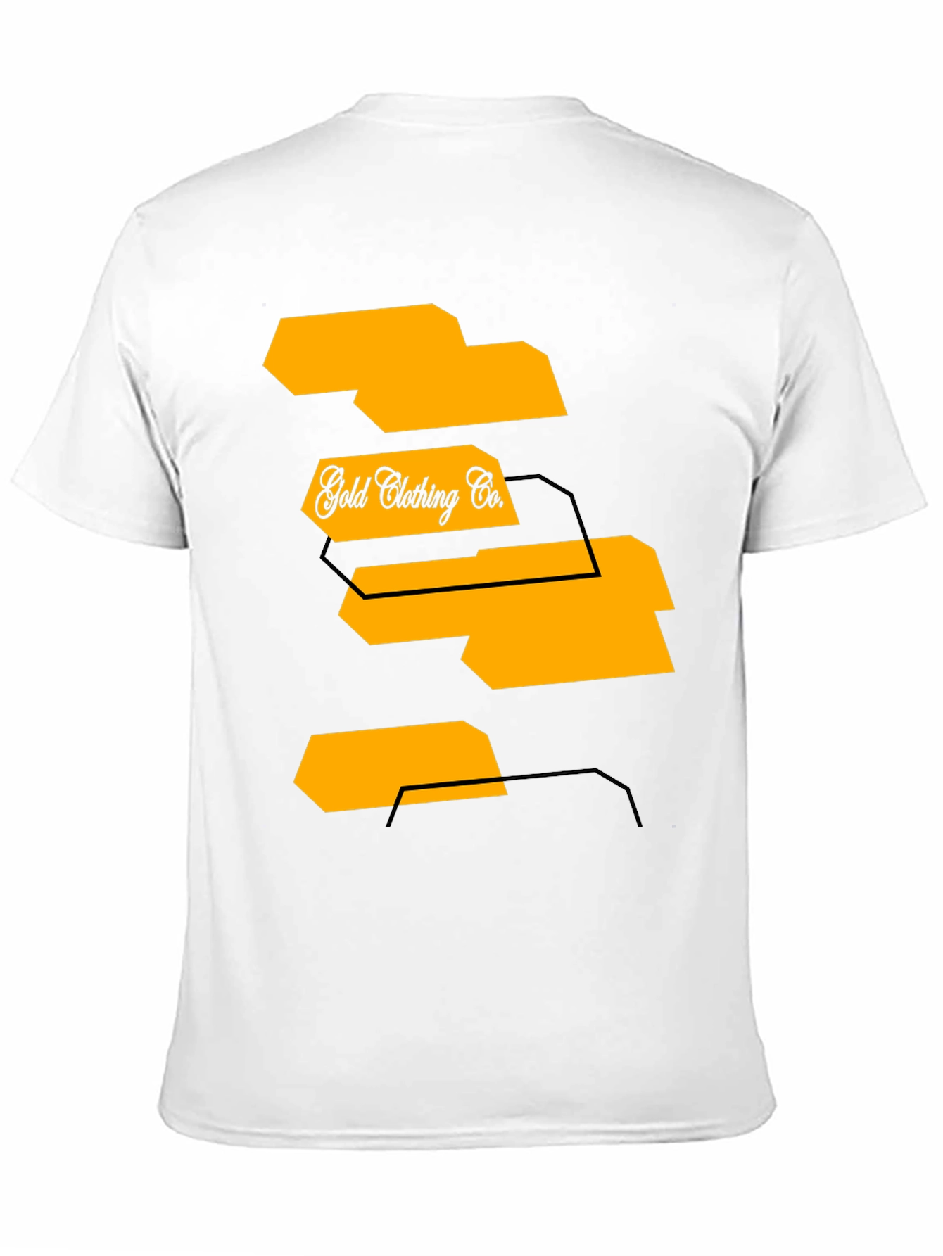 Mens Black Graphic T-Shirt - Gold Clothing Co.