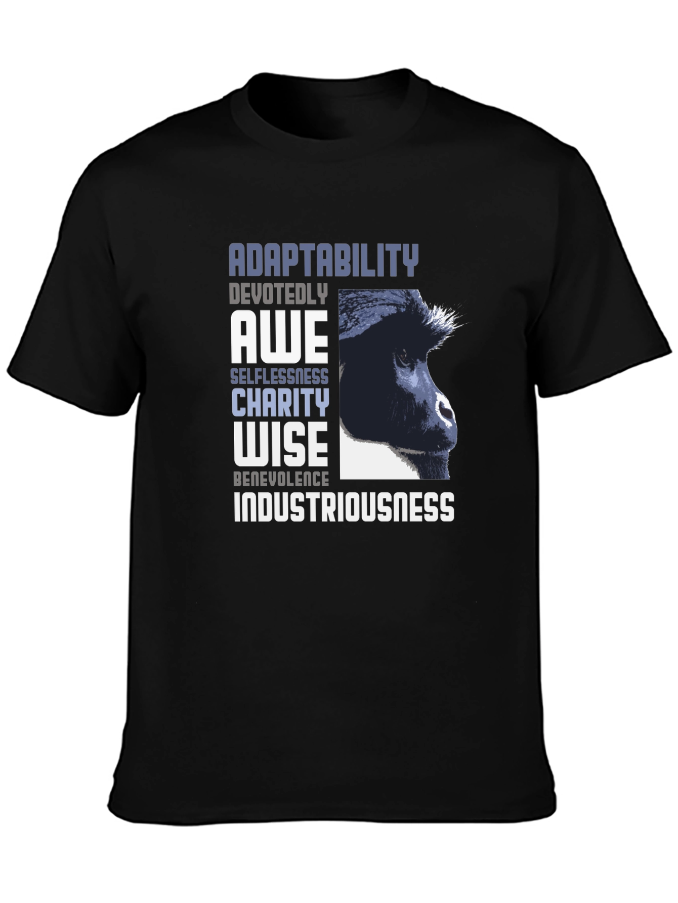 Adaptability Gorilla Graphic Tee - Benevolence and Wisdom Design