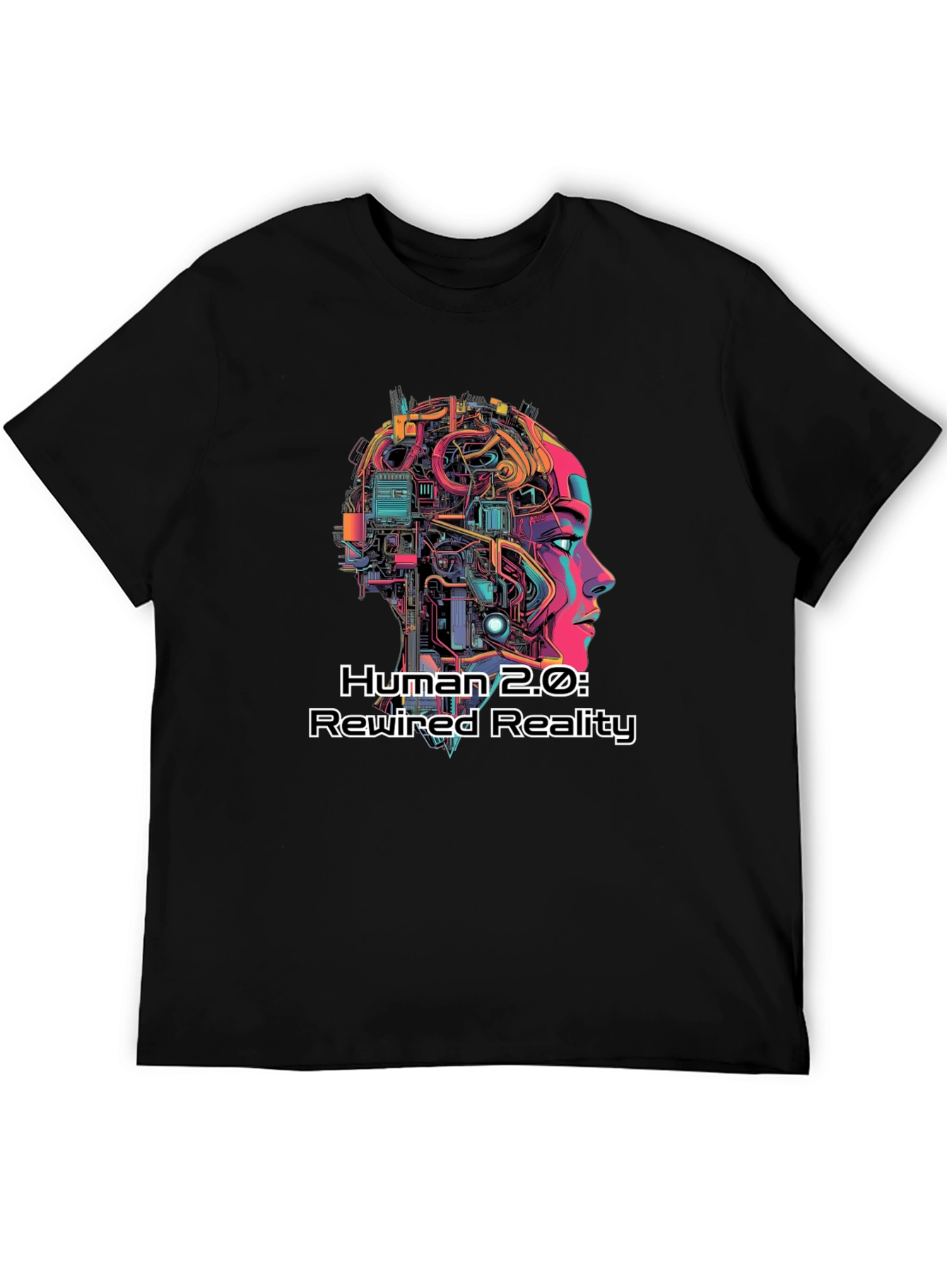 Human 2.0 Rewired Reality Graphic Tee
