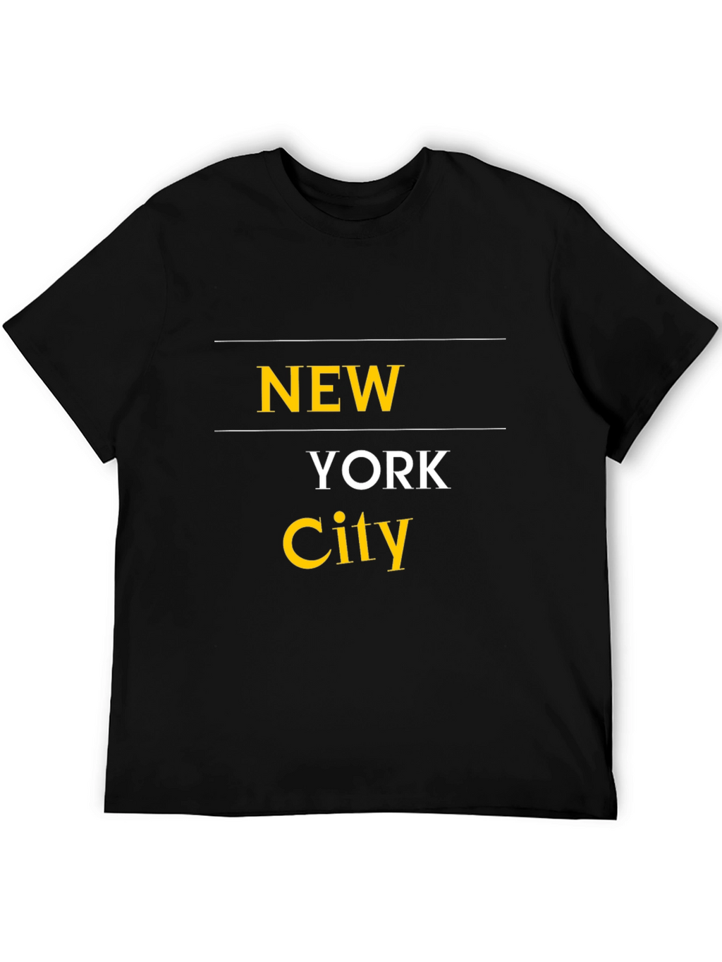 New York City Black T-Shirt
