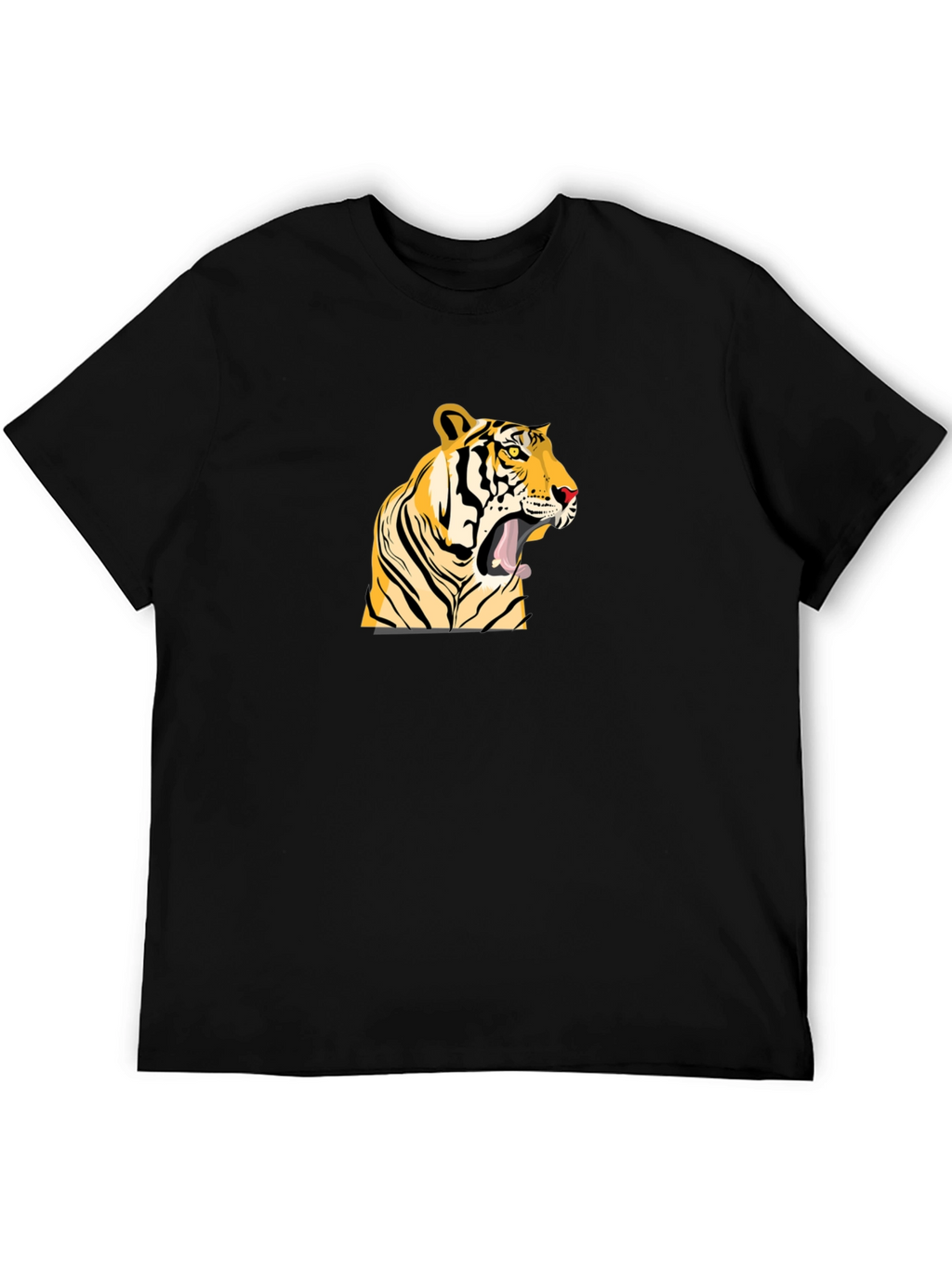 Black Tiger Graphic T-Shirt