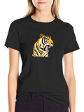Black Tiger Graphic T-Shirt