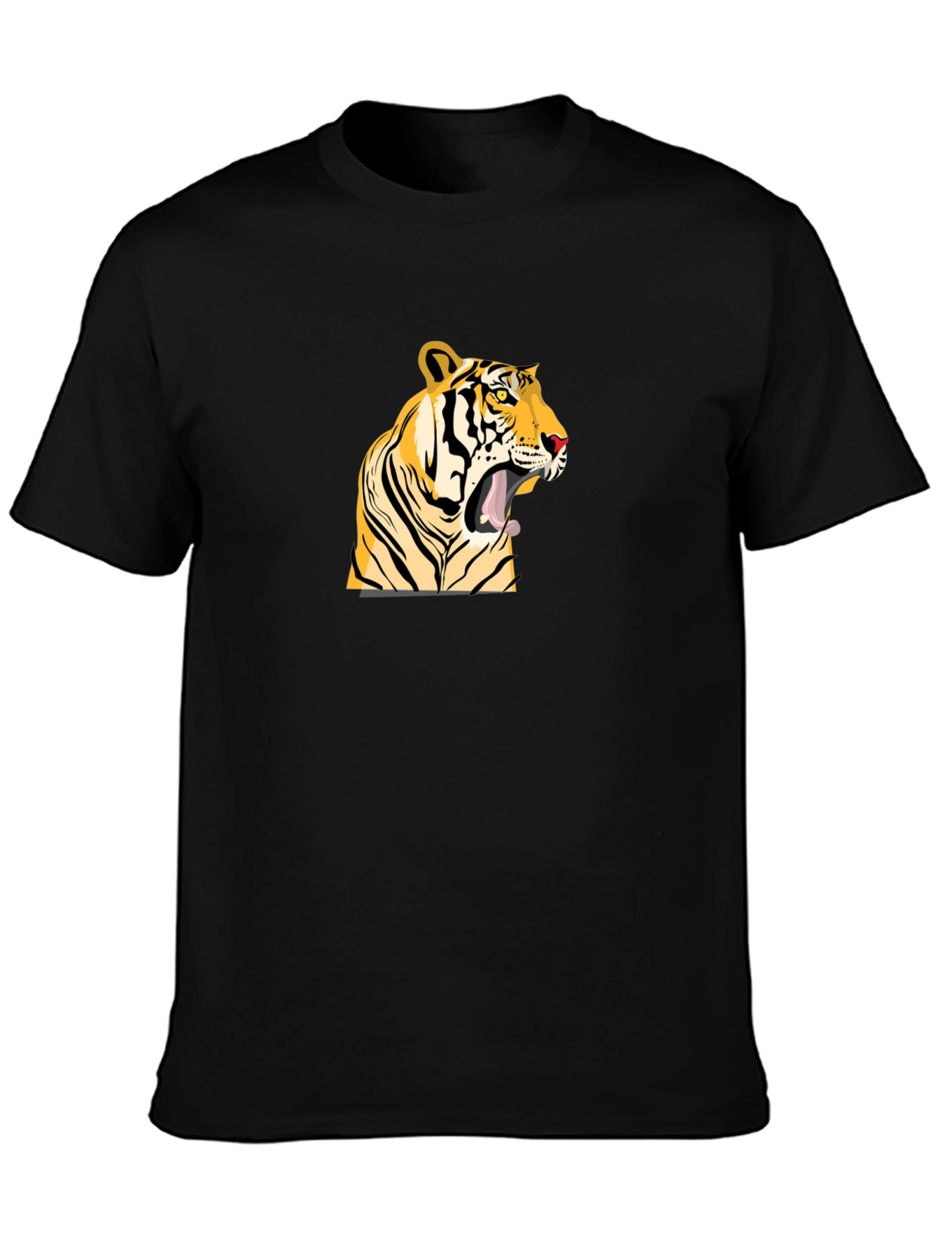 Black Tiger Graphic T-Shirt