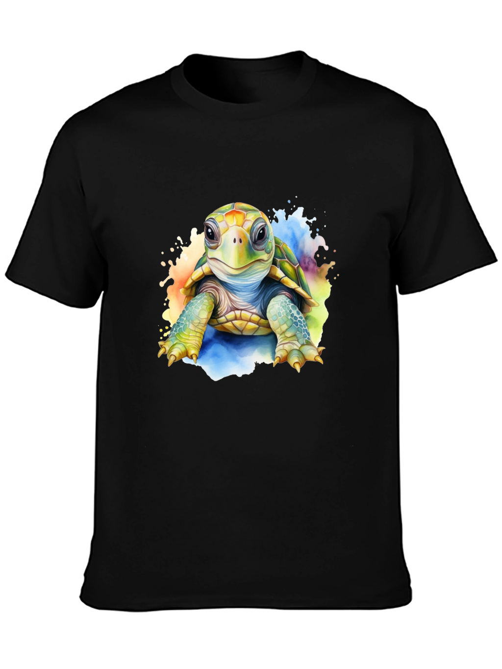 Turtle Graphic Tee - Artistic Sea Turtle Shirt
