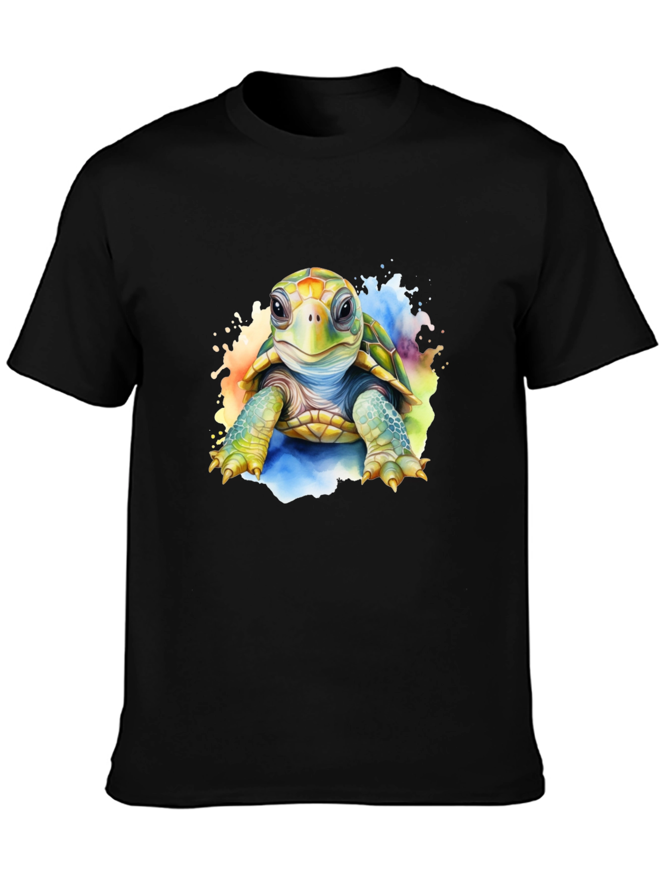 Turtle Graphic Tee - Artistic Sea Turtle Shirt