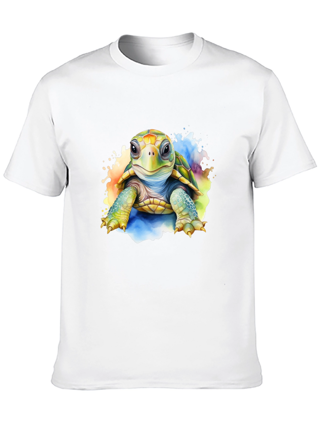 Turtle Graphic Tee - Artistic Sea Turtle Shirt