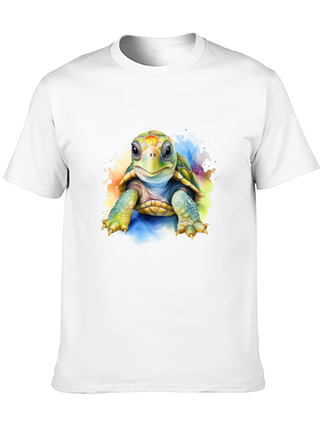 Turtle Graphic Tee - Artistic Sea Turtle Shirt