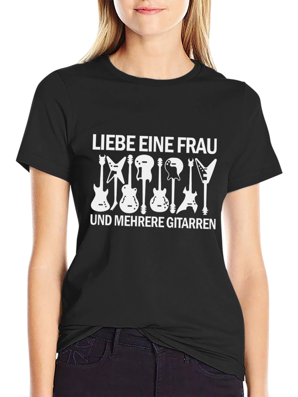 Guitar Lover T-Shirt - Liebe Eine Frau