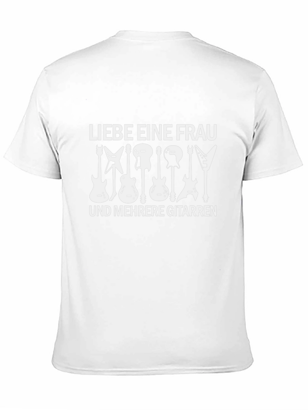 Guitar Lover T-Shirt - Liebe Eine Frau
