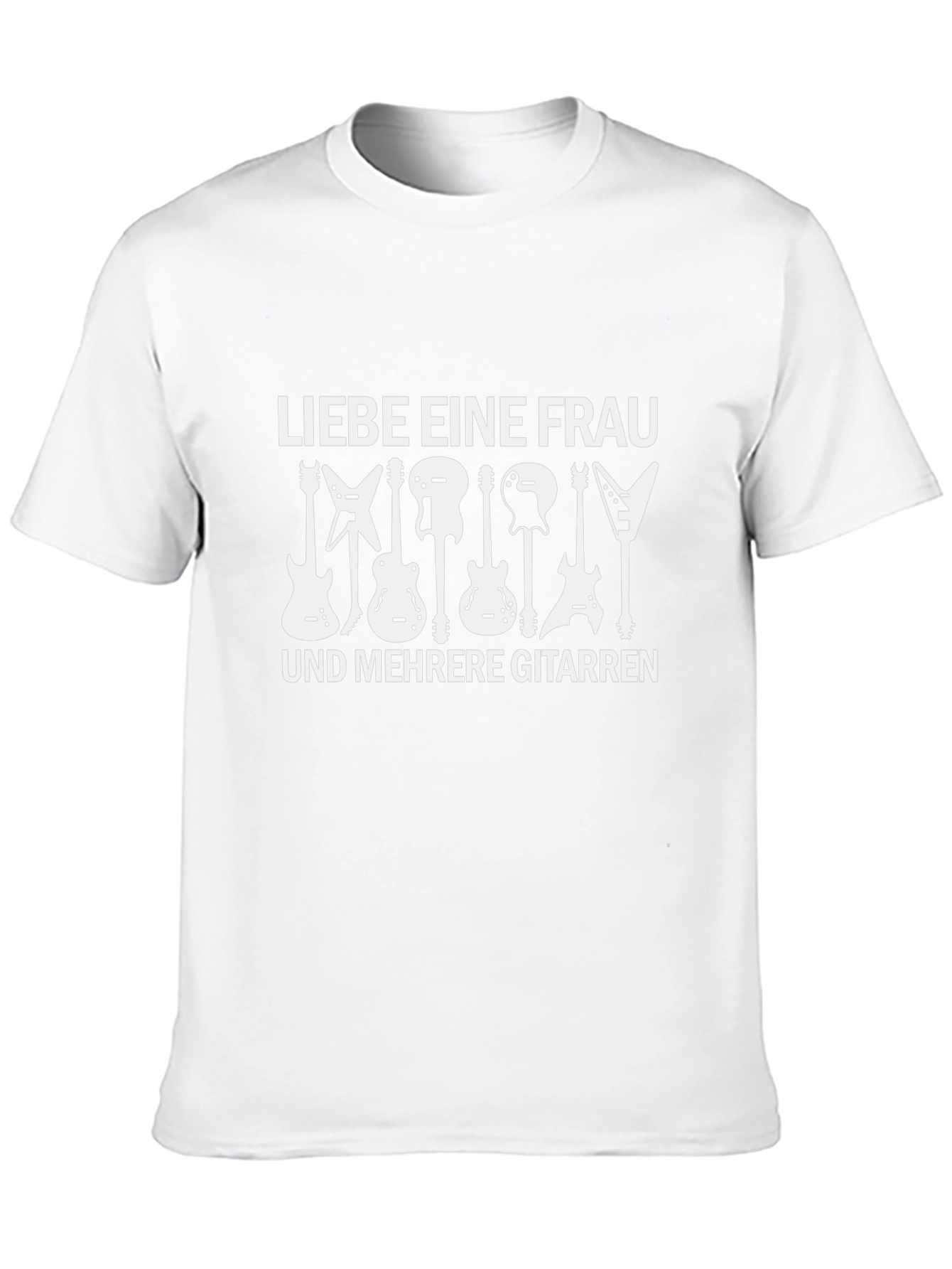 Guitar Lover T-Shirt - Liebe Eine Frau