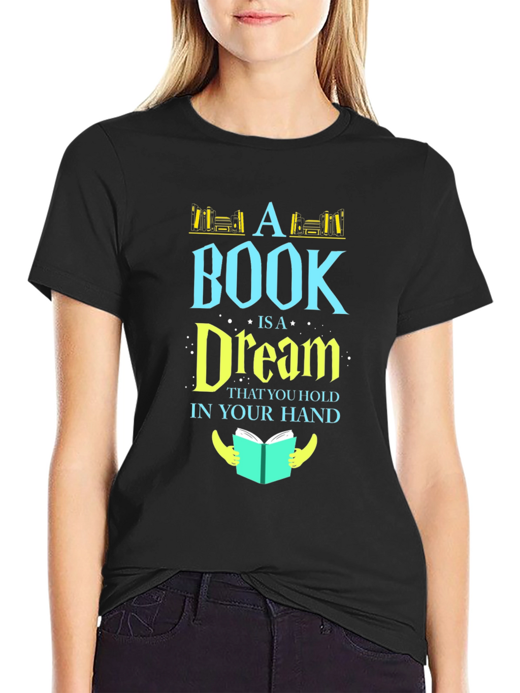 Bookworm Tee: A Book Is a Dream T-Shirt