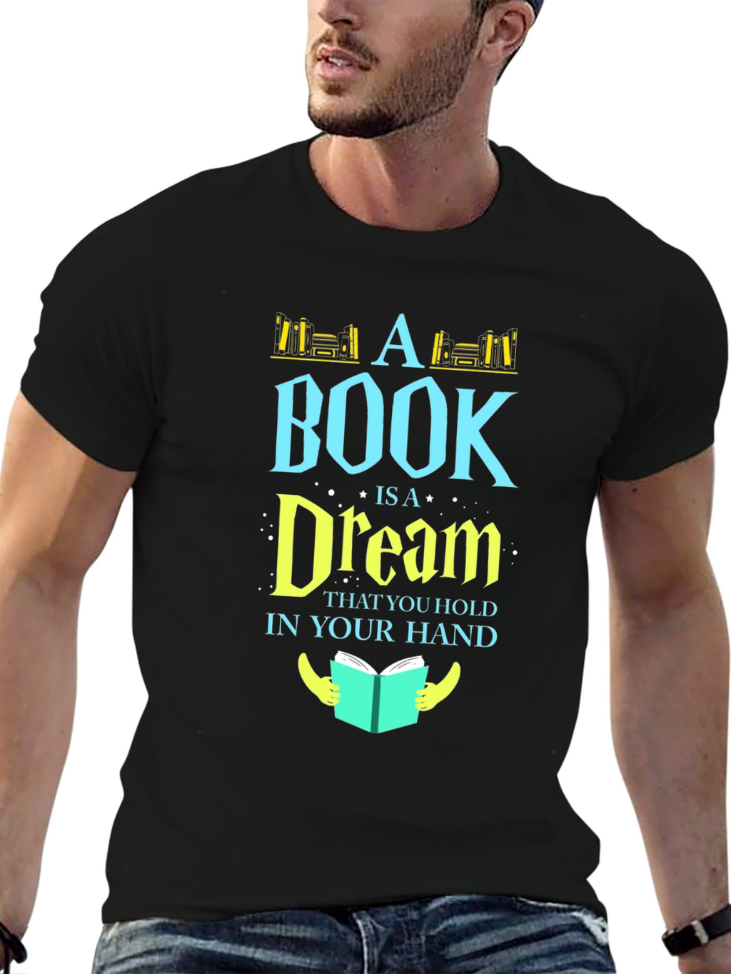 Bookworm Tee: A Book Is a Dream T-Shirt