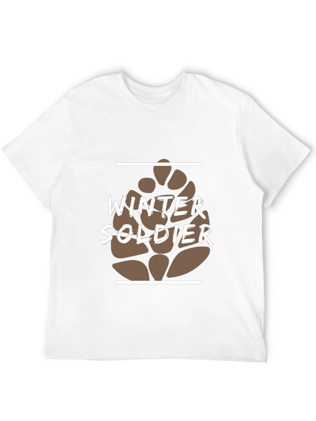 Winter Soldier Graphic Tee - Black Cotton Blend