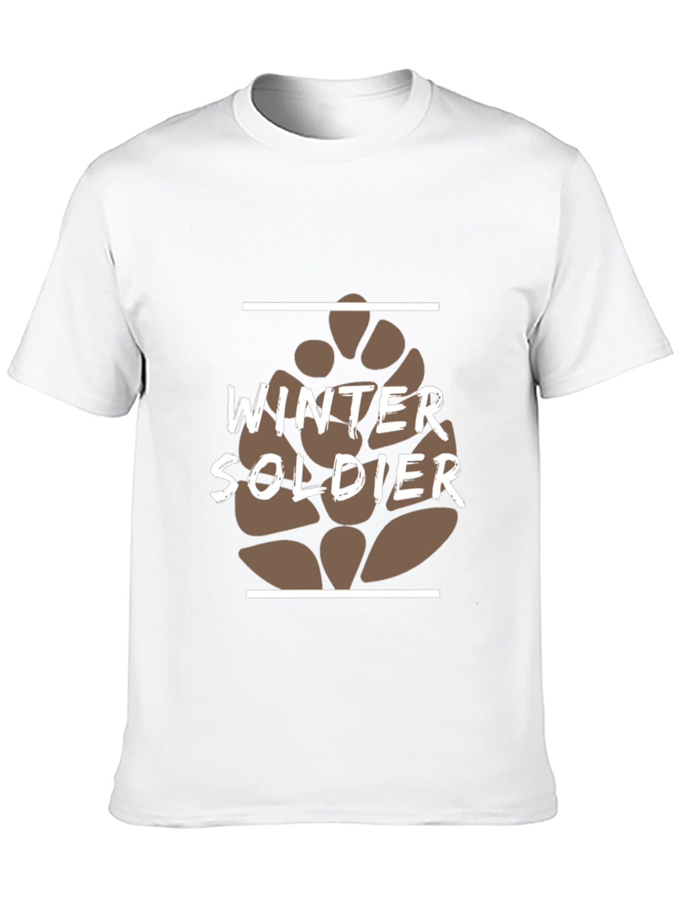 Winter Soldier Graphic Tee - Black Cotton Blend