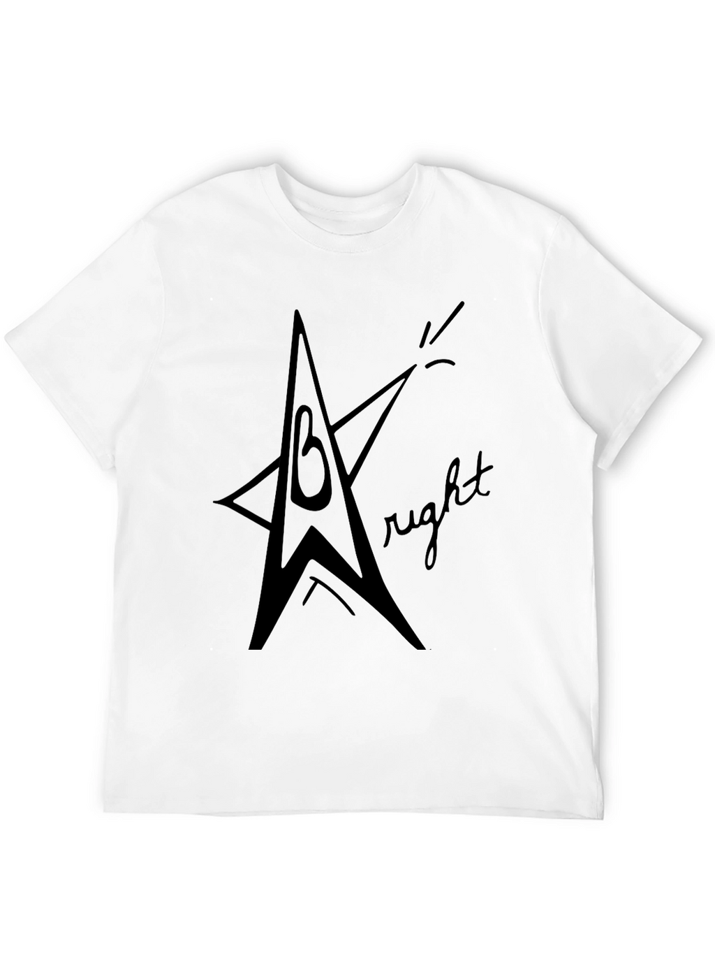 Star Graphic Black T-Shirt - Casual Comfort