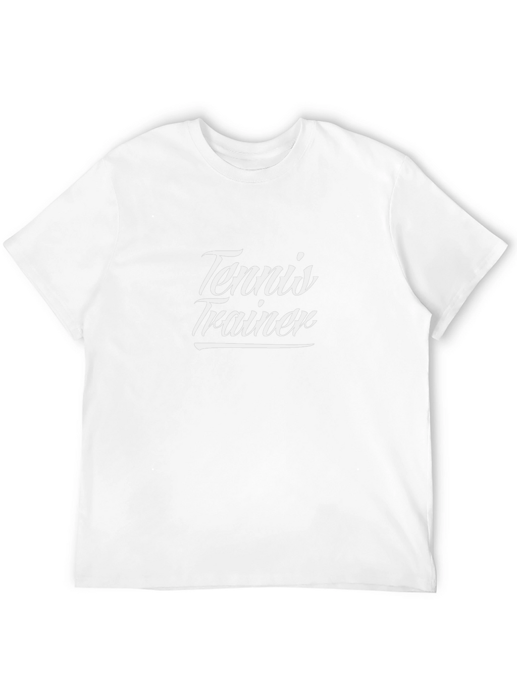 Tennis Trainer Black T-Shirt