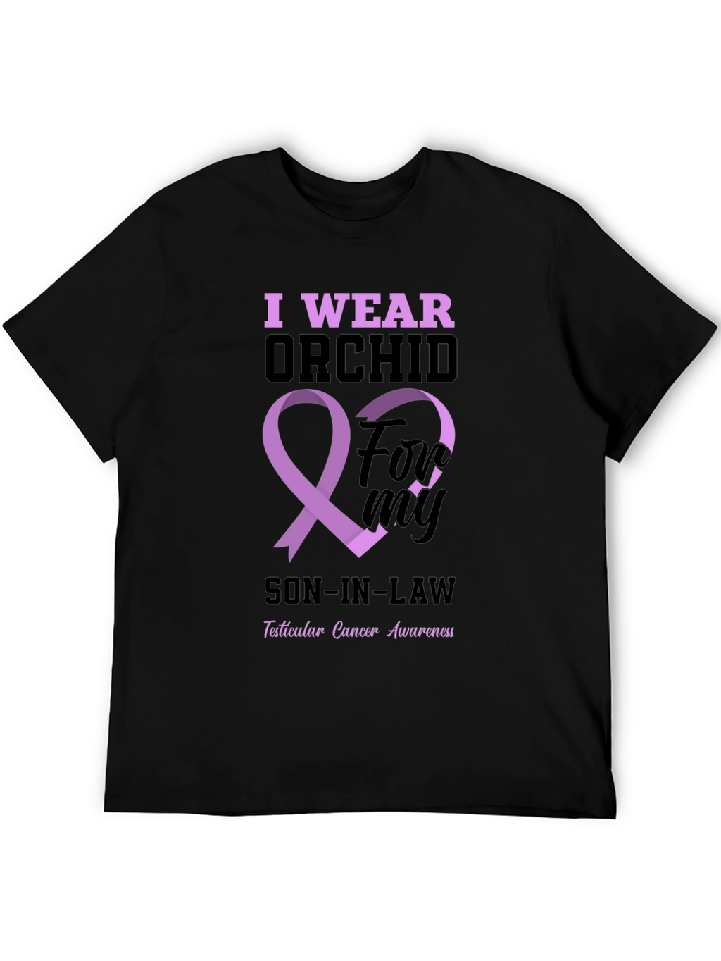 Orchid Awareness T-Shirt: Son-in-Law Support