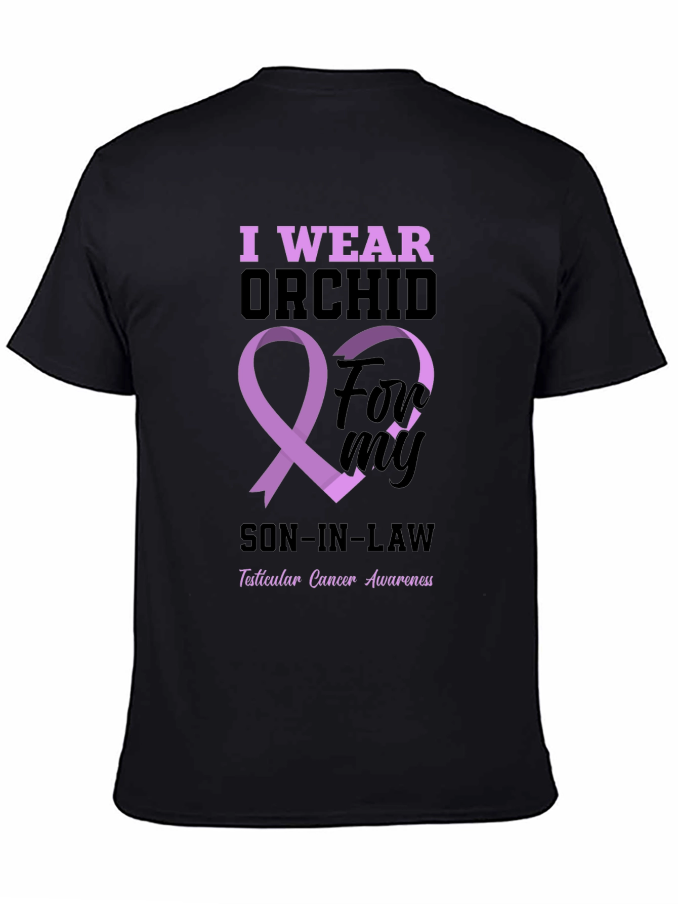 Orchid Awareness T-Shirt: Son-in-Law Support