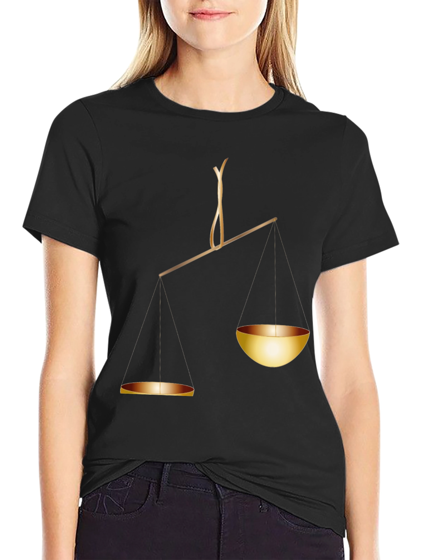 Scales of Justice Graphic Tee - Balance & Fairness