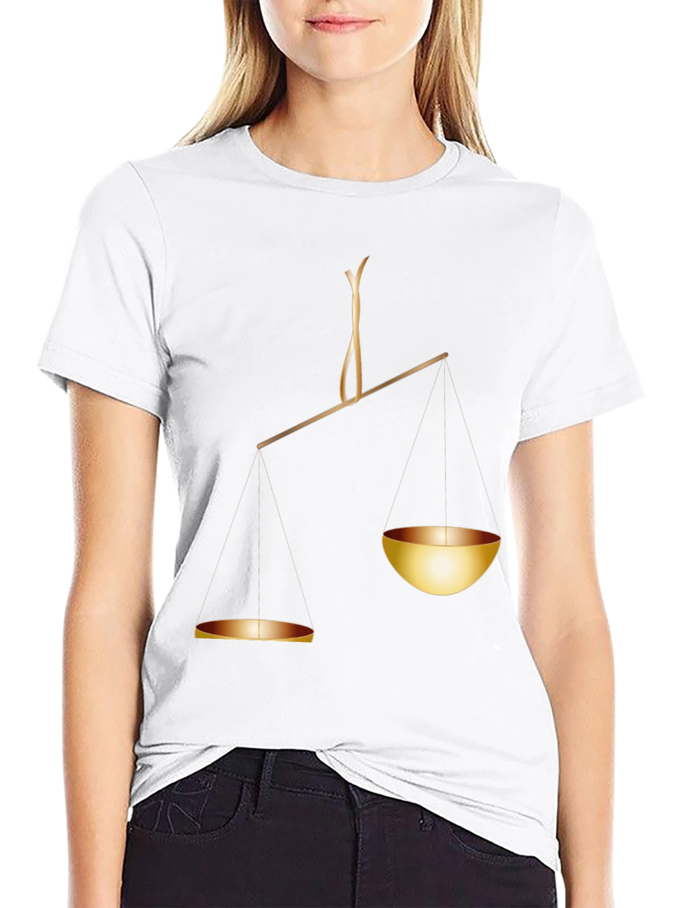 Scales of Justice Graphic Tee - Balance & Fairness