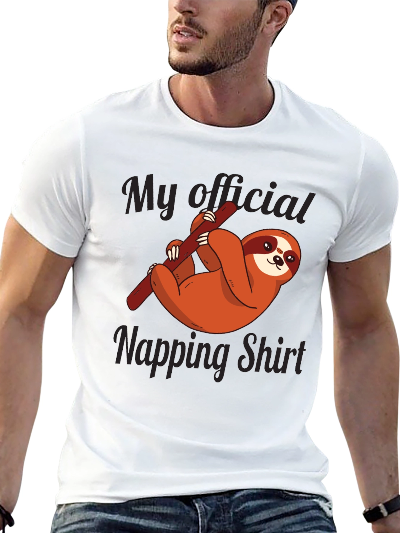 Funny Sloth Napping Shirt