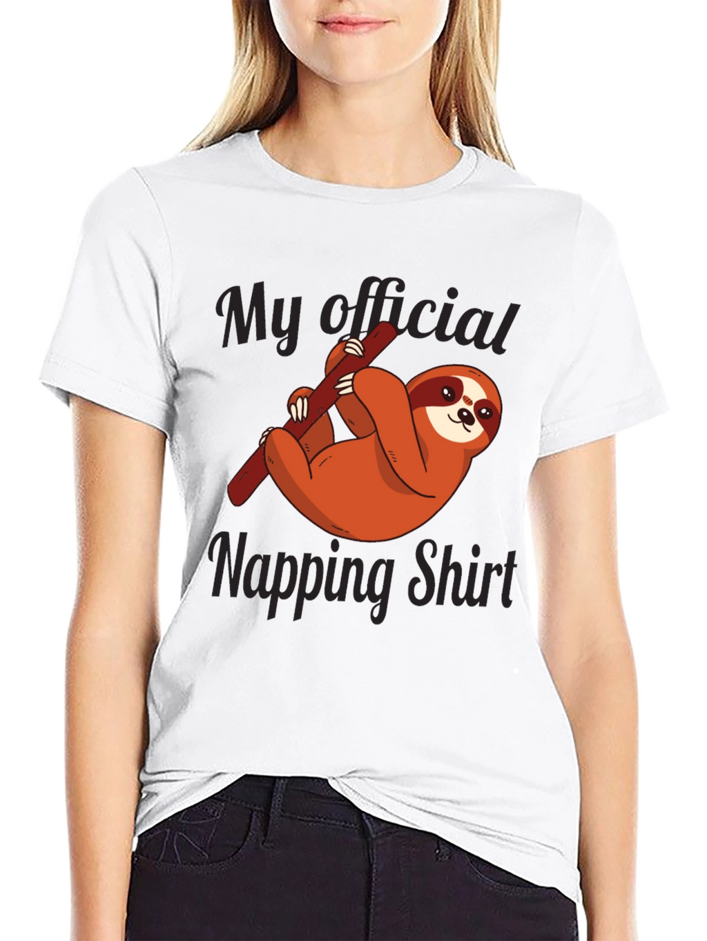 Funny Sloth Napping Shirt