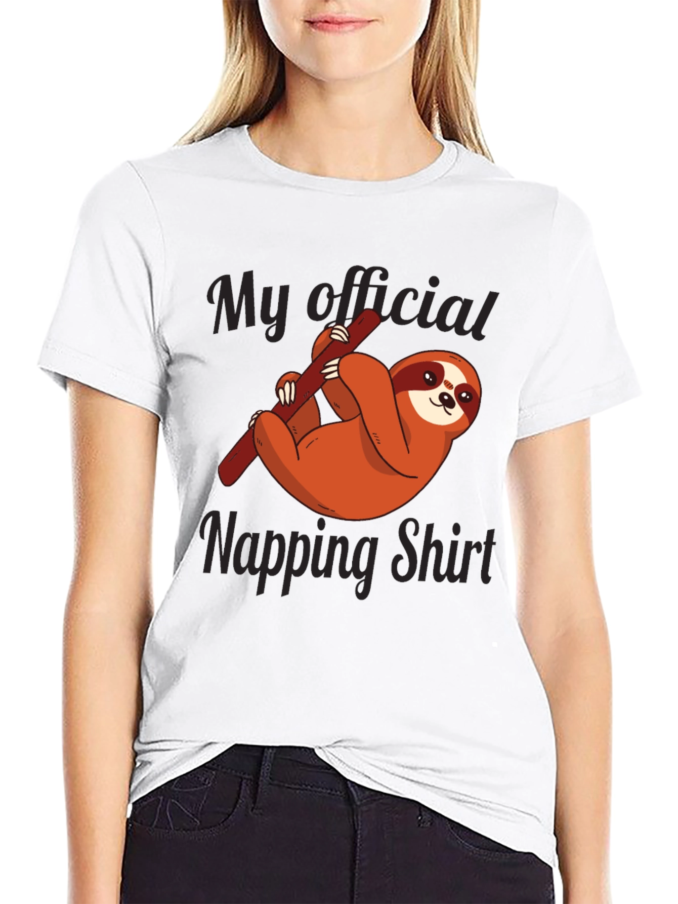 Funny Sloth Napping Shirt