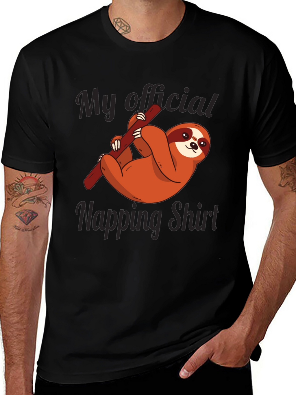 Funny Sloth Napping Shirt