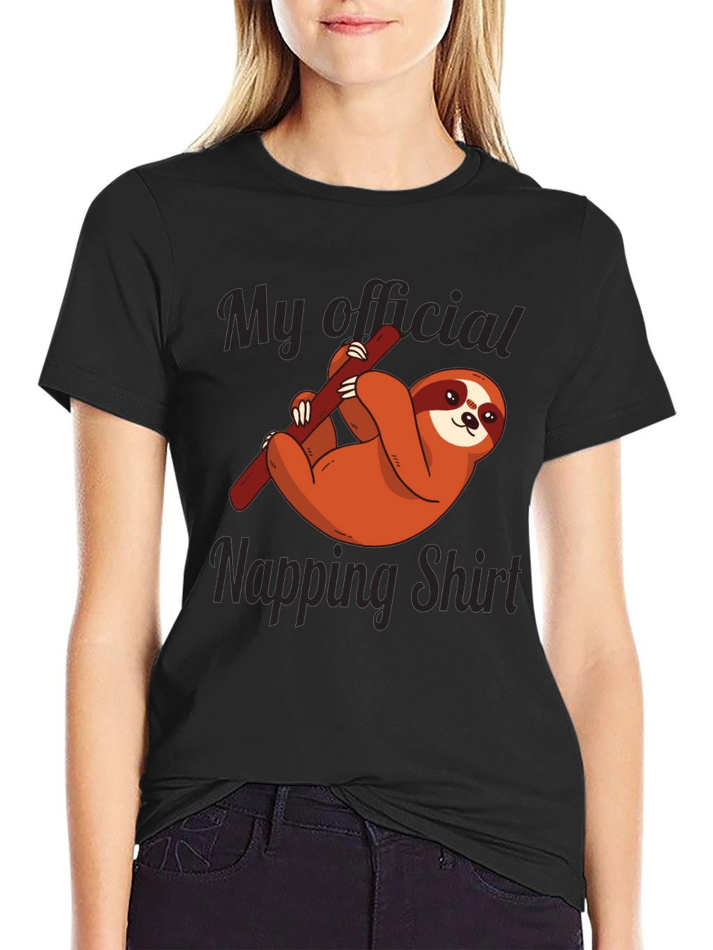 Funny Sloth Napping Shirt